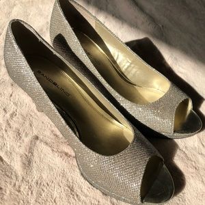 Sparkly Champagne Heels 7M